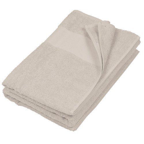 Asciugamano 100% Cotone Bio 100x50cm OEKO-TEX® 450g/m² Beige