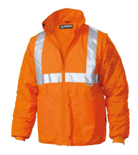 Parka bicolore con corpetto incluso Classe 3