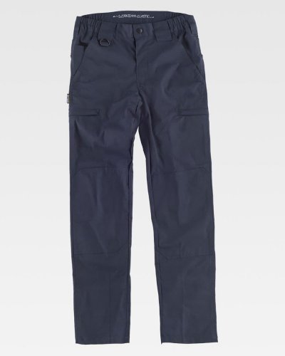 Pantalone slim elasticizzato NAVY