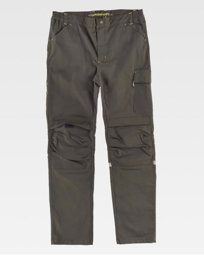 Pantalone elasticizzato KHAKI