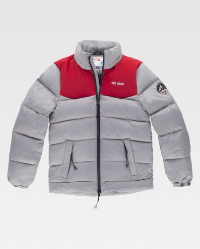 Parka da uomo Sylow Grigio/Rosso