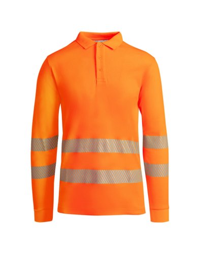 Polo alta visibilità Atrio LS Arancione Fluo