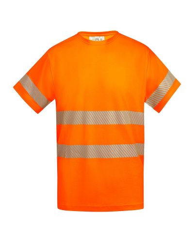Maglietta alta visibilità Tauri Arancione Fluo