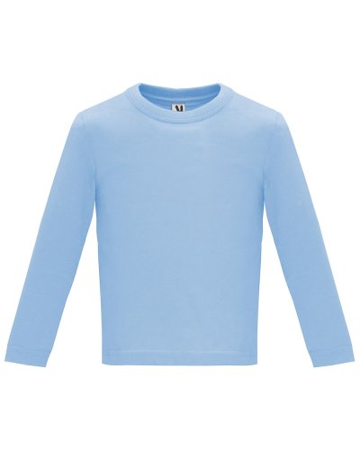 Maglietta Baby L/S Celeste