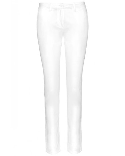 Pantaloni donna Chino White
