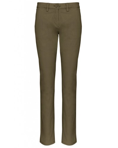 Pantaloni donna Chino Light khaki