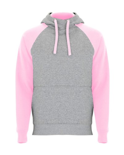 Felpa unisex Badet Grigio Vigore/Rosa Chiaro