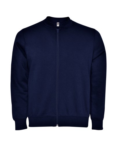Felpa uomo con zip Elbrus Blu Navy
