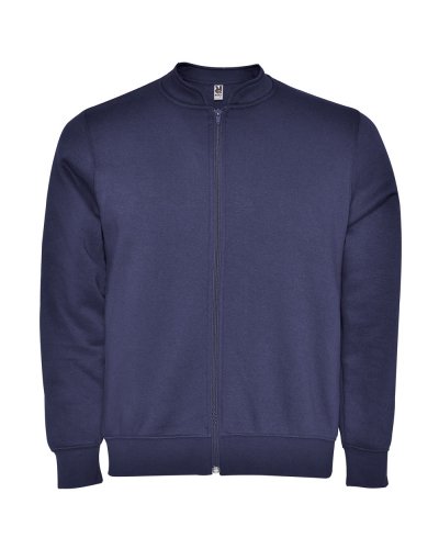 Felpa uomo con zip Elbrus Blu Denim