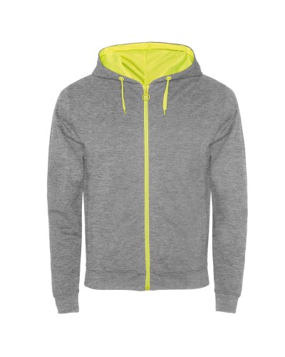 Felpa uomo Fuji Heather Grey/Fluor Yellow