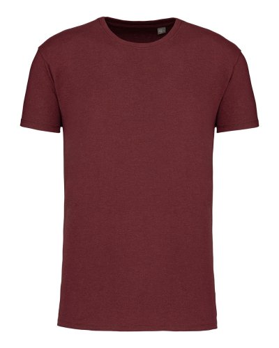 T-shirt BIO150IC girocollo Wine Heather