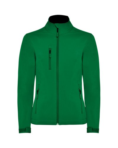 Giacca softshell donna Nebraska Verde Bottiglia