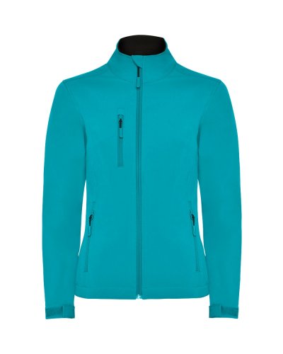Giacca softshell donna Nebraska Acquamarina