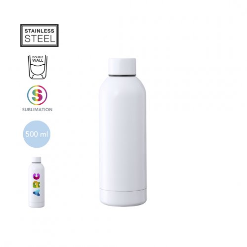 Borraccia Termica Sublimazione Hodis Bianco
