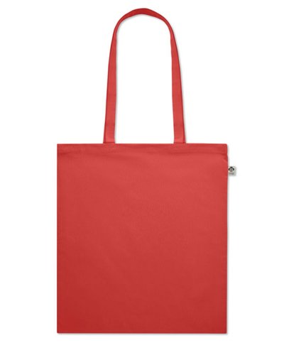 Shopper in cotone biologico Onel Rosso