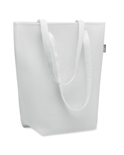 Borsa in feltro rpet NATA Bianco