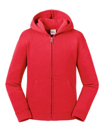 Felpa bambino Authentic con zip e cappuccio Classic Red