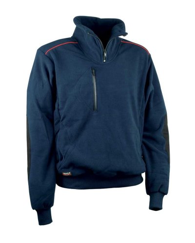 Felpa in pile Fast Navy