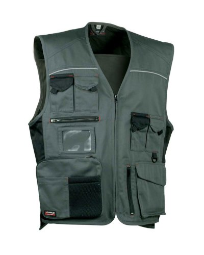 Gilet da lavoro Expert Antrancite/Nero