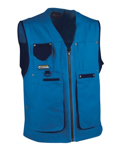 Gilet da lavoro Zurich Azzurro/nero