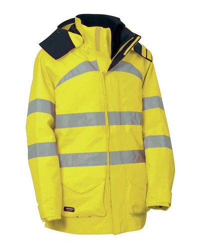 Parka da lavoro ad alta visibilità Devon Giallo