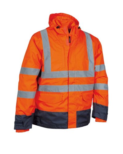 Giacca da Lavoro alta visibilità Namsos Arancione/navy
