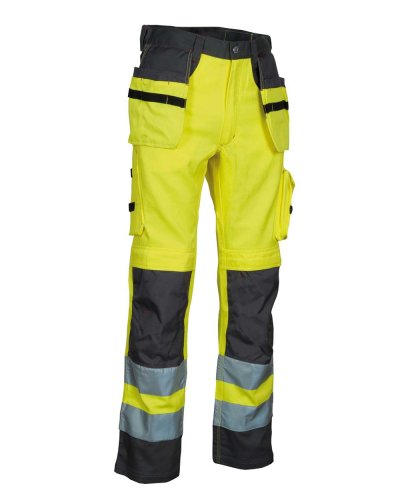 Pantaloni da lavoro ad alta visibilità Blinding Giallo/antracite