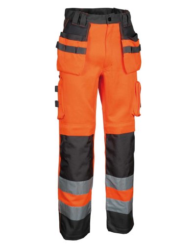 Pantaloni da lavoro ad alta visibilità Blinding Arancione/antracite