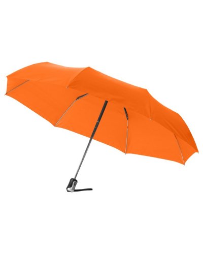 Ombrello 3 sezioni con apertura/chiusura automatica e custodia Arancio
