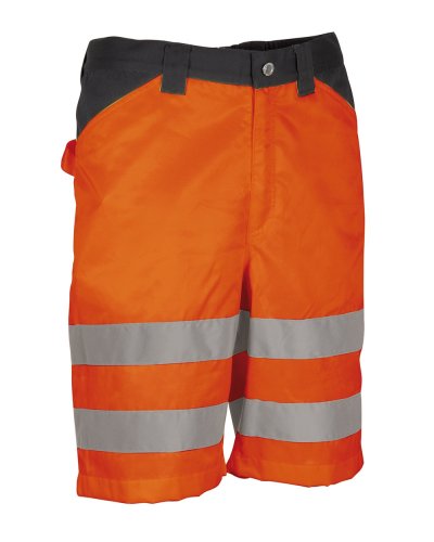 Pantaloncino da lavoro ad alta visibilità Mirante Arancione/navy