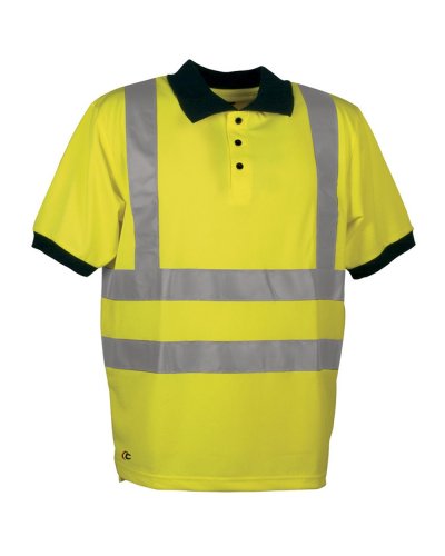Polo da lavoro ad alta visibilità Mirror Giallo