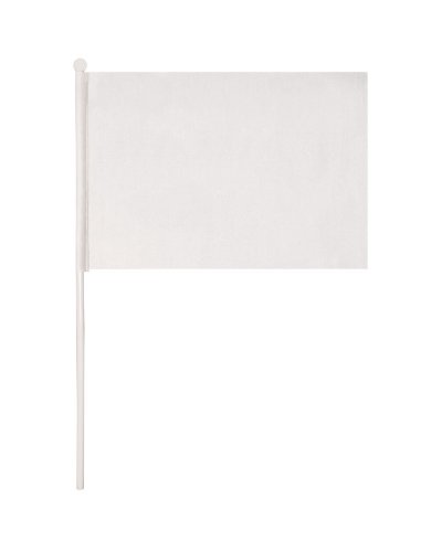 Bandierina in poliestere Crispini Bianco