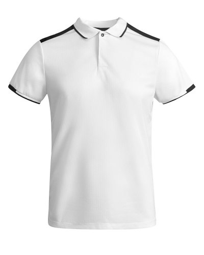 Polo uomo Tamil Bianco/Nero