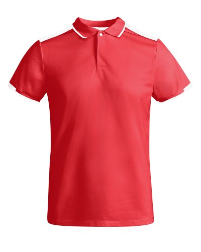 Polo uomo Tamil Rosso / Bianco