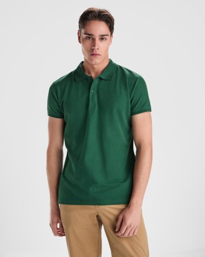 Polo Príncipe Hombre Algodón Orgánico 210g, Mangas Cortas