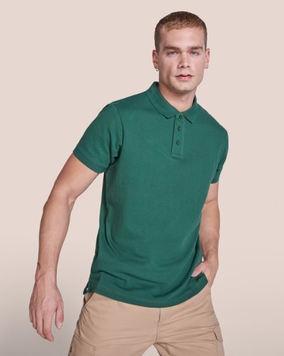 Polo Imperium hombre 100% algodón peinado 220g manga corta