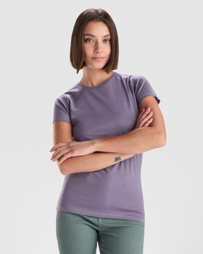 Camiseta de mujer Breda de algodón orgánico OCS, corte medio