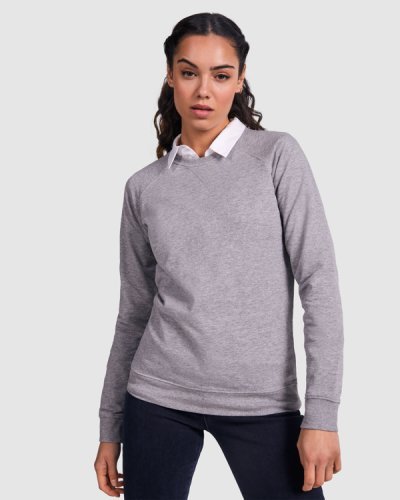 Felpa donna Annapurna  cotone 100% raglan, girocollo, 260g/m²