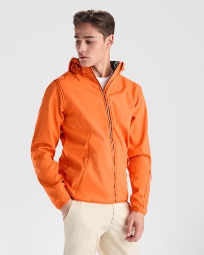 Giacca Softshell Siberia Roly, micropile, cappuccio removibile