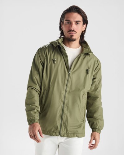 Giacca Makalu leggera idrorepellente uomo con cappuccio