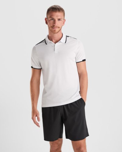 Polo hombre tamil modern fit en poliéster reciclado antibacteriano