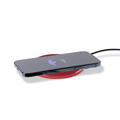 Caricatore Golop 15W wireless Qi in alluminio riciclato colorato