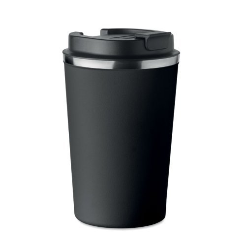 BRACE Bicchiere inox doppio strato 350ml con laccetto antigoccia