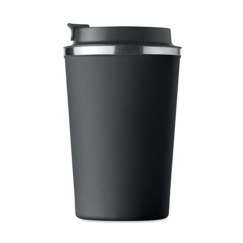 BRACE Bicchiere inox doppio strato 350ml con laccetto antigoccia