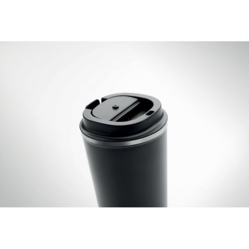 BRACE Bicchiere inox doppio strato 350ml con laccetto antigoccia
