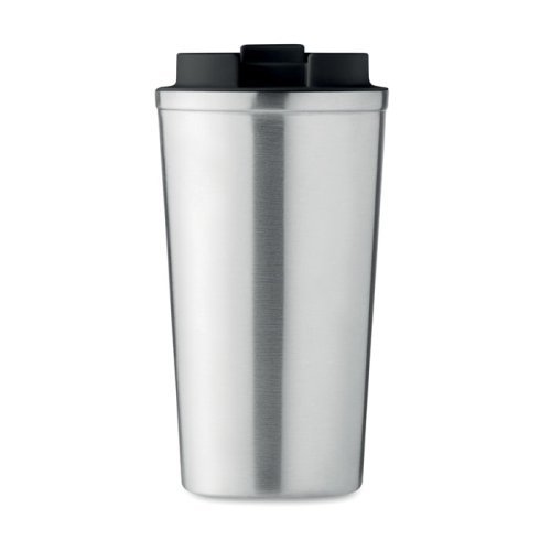 BRACE+ Bicchiere inox doppio strato 350 ml anti-perdita argento