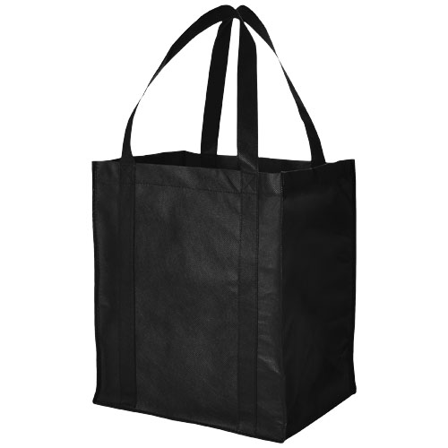 Shopper per la spesa tessuto non tessuto Liberty Nero