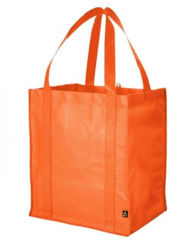Shopper per la spesa tessuto non tessuto Liberty Arancio