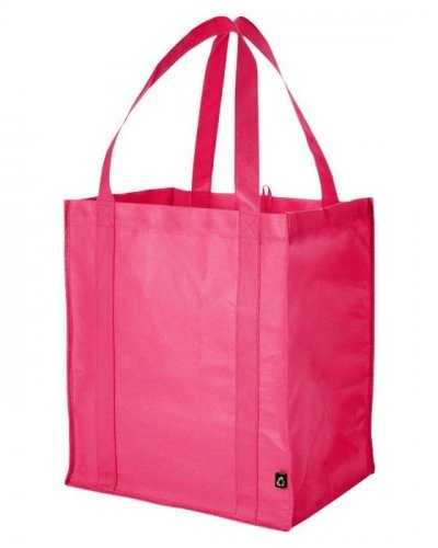 Shopper per la spesa tessuto non tessuto Liberty Rosso Ciliegia