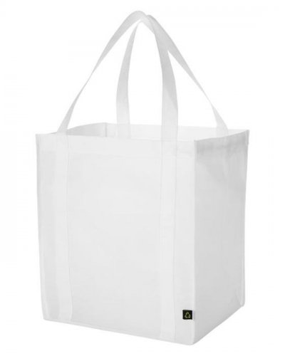 Shopper per la spesa tessuto non tessuto Liberty Bianco